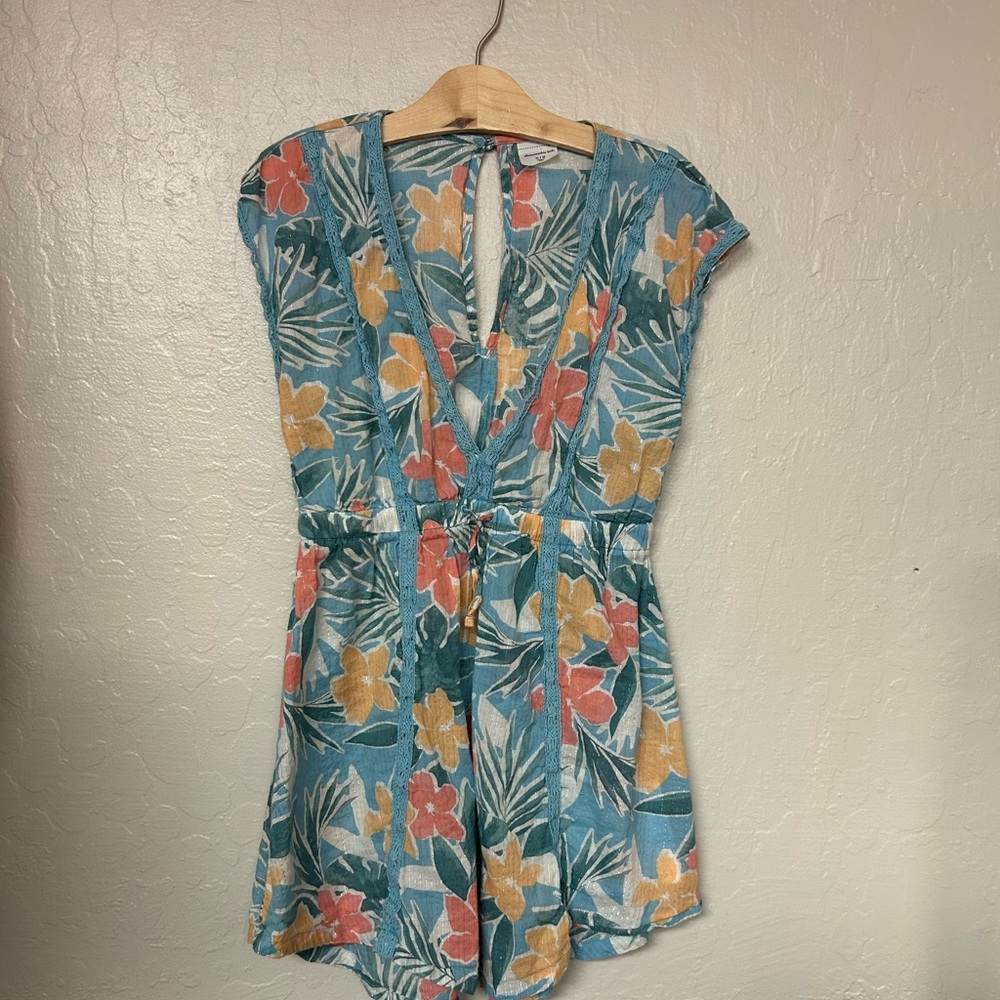 $20 ADD ON abercrombie kids tropical floral coverup 11-12Y Zara Hanna Andersson